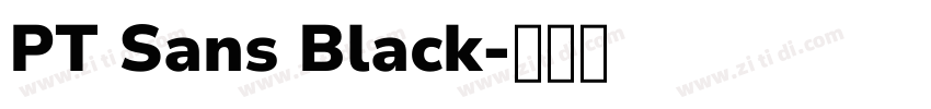 PT Sans Black字体转换 PT Sans Black字体转换